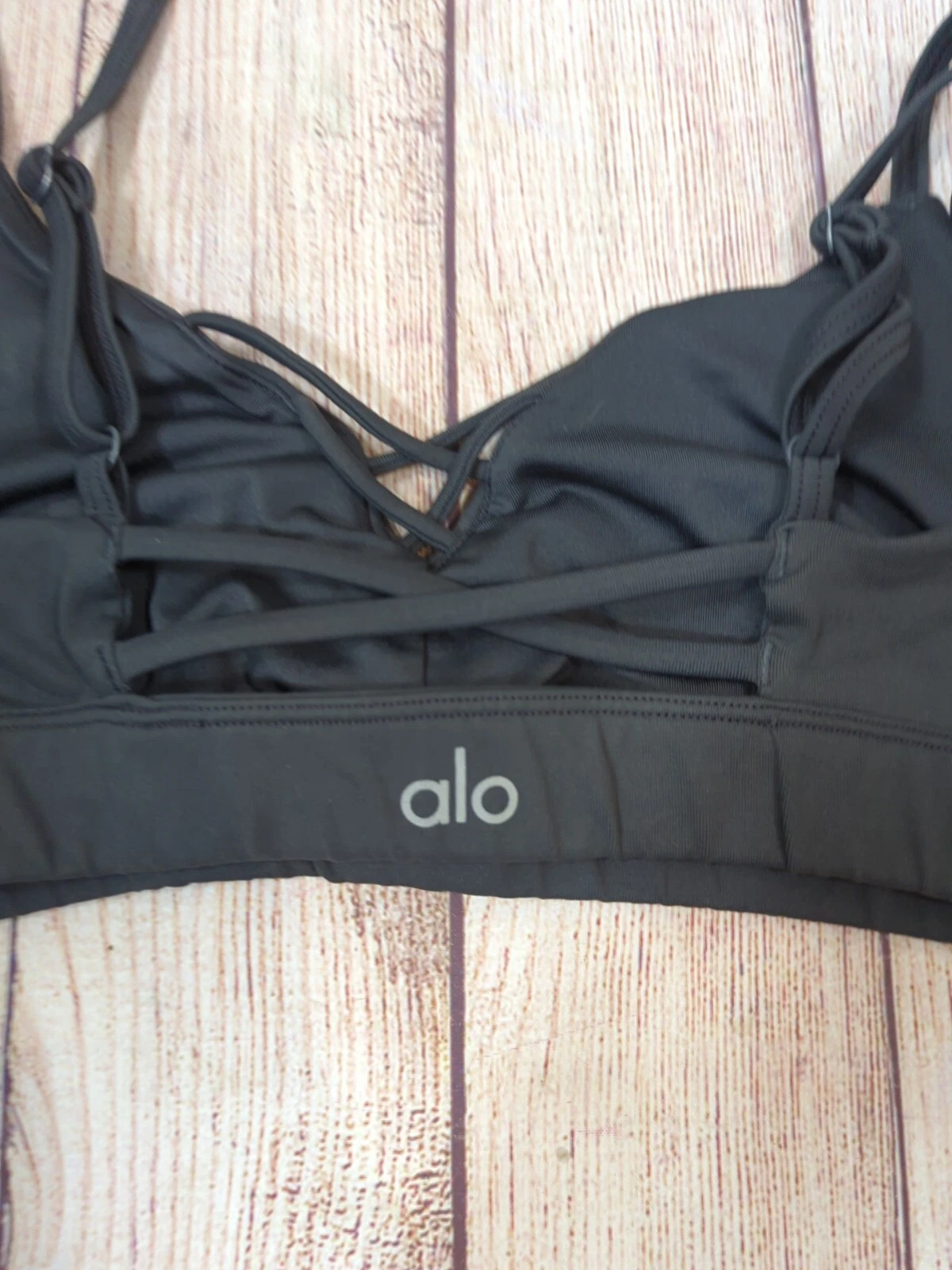 alo-yoga interlace strappy athletic tank-bra