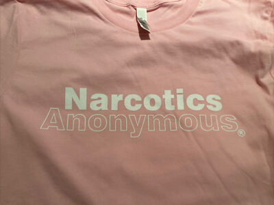 Narcotics Anonymous Pink T-Shirt Large