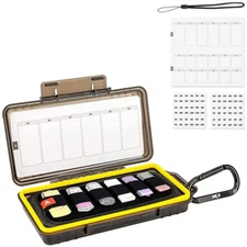 Memory Card Case Holder Storage Organizer for SD CF NS Game Card&USB Flash Drive