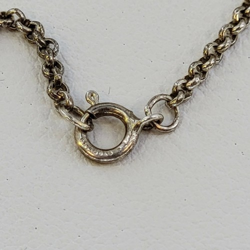 Robert Lee Morris RLM Studios Sterling Silver Spiral Pendant Necklace 21" - Picture 4 of 11