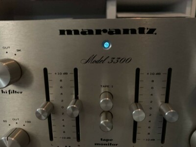 Marantz Model 3300 Control Amplifier Pre-Amplifier Vintage Stereo