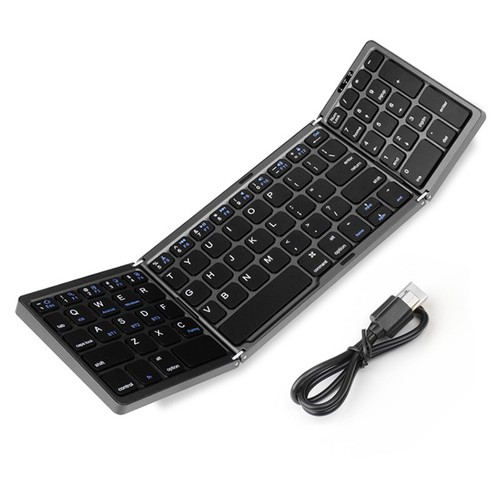 Remplacement du clavier pliable Bluetooth Three Tablet Laptop Keyboard - Photo 9/11
