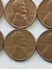 Coin Auction #43.  (2) 1954 And (7) 1955 Lincoln Wheat Cents US Pennies — photo 6