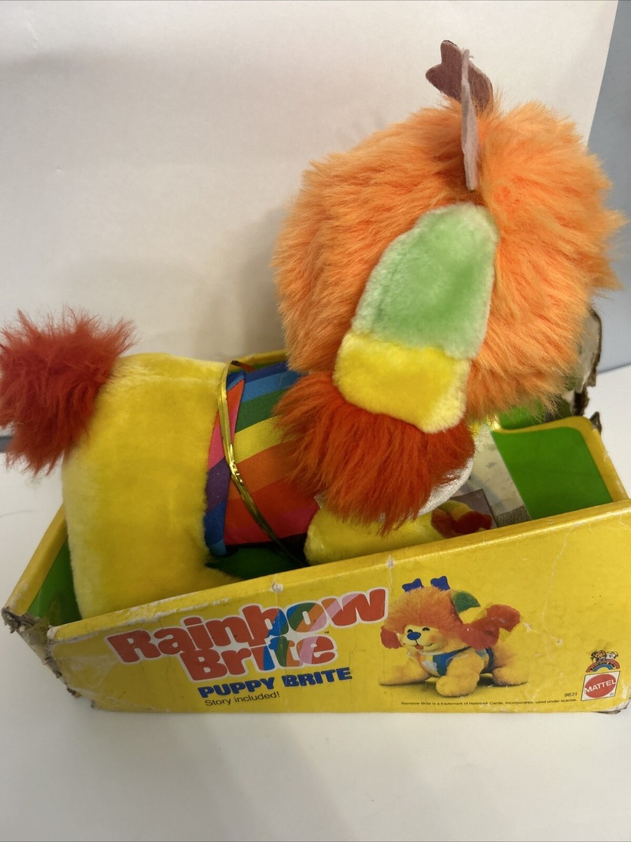 Poupée Rainbow Brite – Mattel – 25 Cm – Puppy Brite – Boîte USA