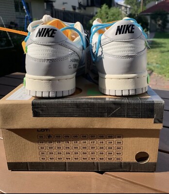 Dirty Dunk② jakebllockyoyo Size 8.5 - Nike Dunk Low x Off-White Lot 15 of 50 2021