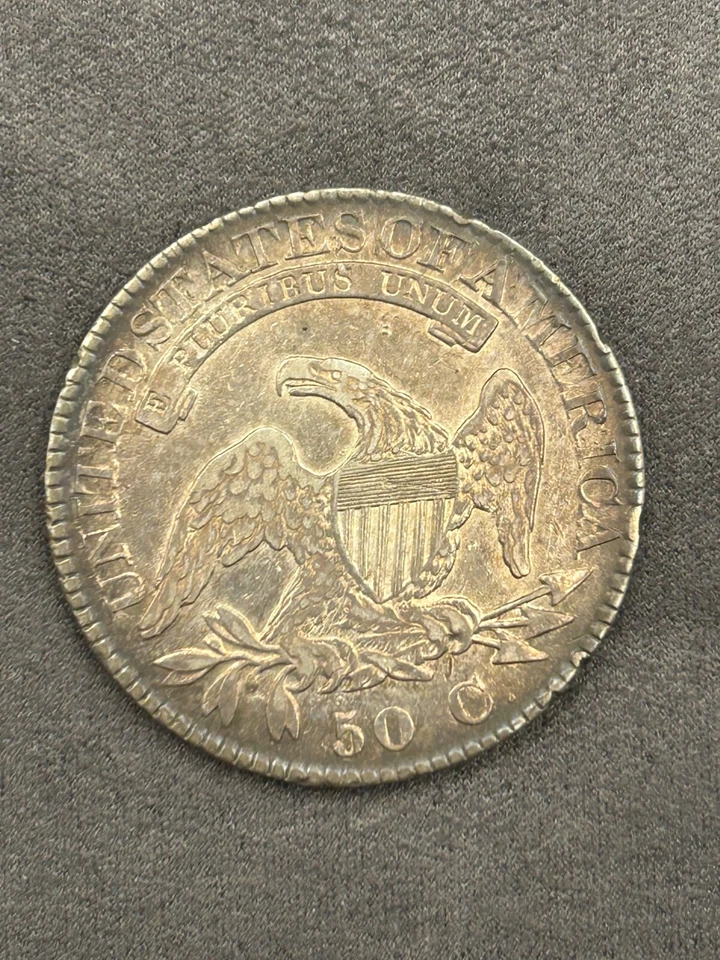 1824/4 Capped Bust Half Silver Dollar *Strong Overdate *Very Nice Strike* - Image 4 of 4