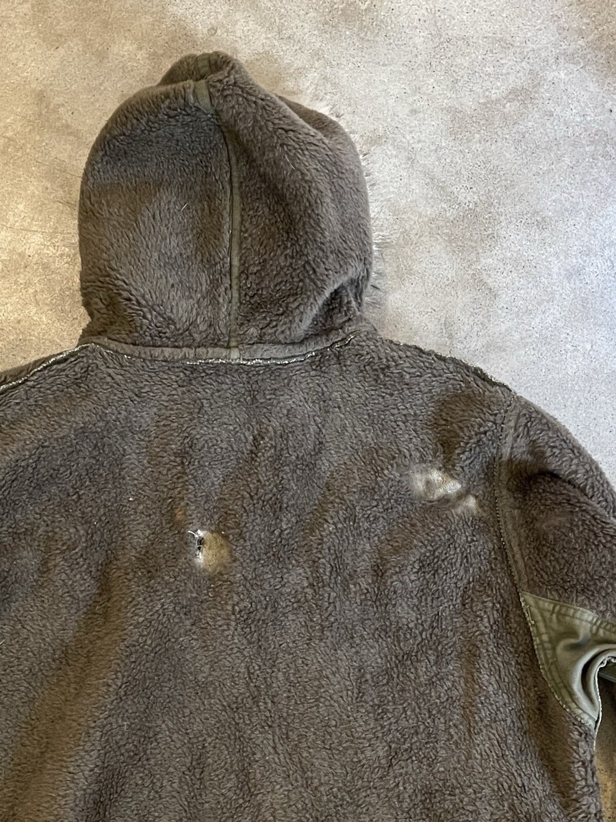 Vintage 1940's WWII US Army Military Pile Field Parka Liner Jacket