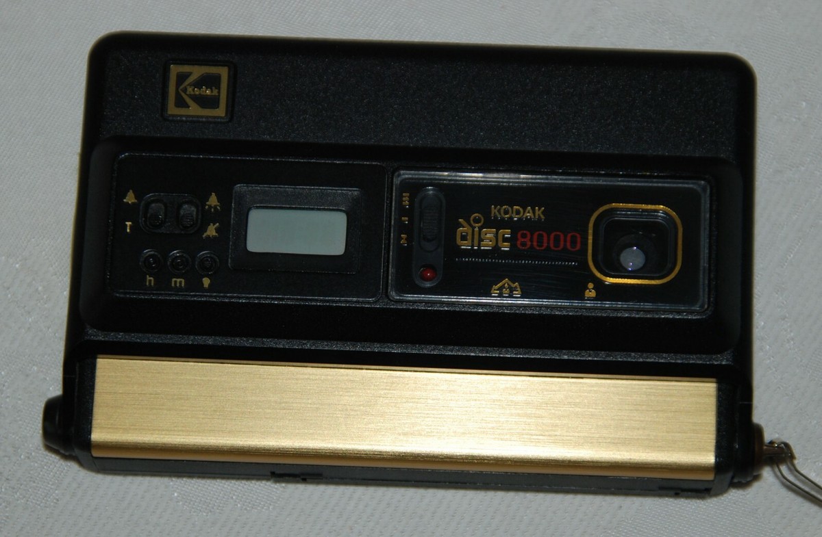 kodak disc 8000 カメラ コダック ディスクカメラ Vintage - Kodak Disc 8000 Black Built-in Electronic Flash