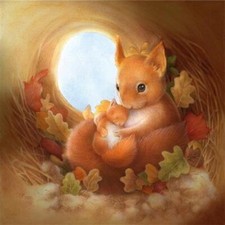 20 Servietten Herbst Eichhörnchen Tiere Wald...