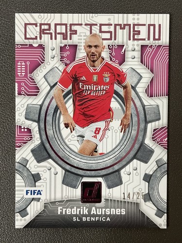 Fredrik Aursnes - 2023-24 Donruss FIFA Craftsmen #9 - PINK Parallel #14 /25