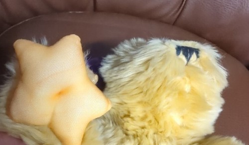 Mary Meyer RARE VTG '96 Teddy Bear plush Night or Wizard cap w/ Stars & on paw - Picture 3 of 6