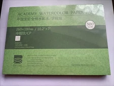 Baohong Academy watercolour paper pad block 100% cotton 300gsm