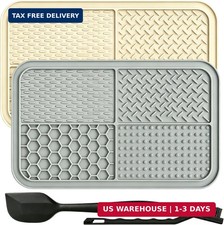MateeyLife Lick Mat for Dogs  Cats, Slow Feeder Lick Pads for Boredom