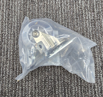 (QTY 4) Soprano Transparent 50mm Swivel Caster With Brake, Nickel Plate
