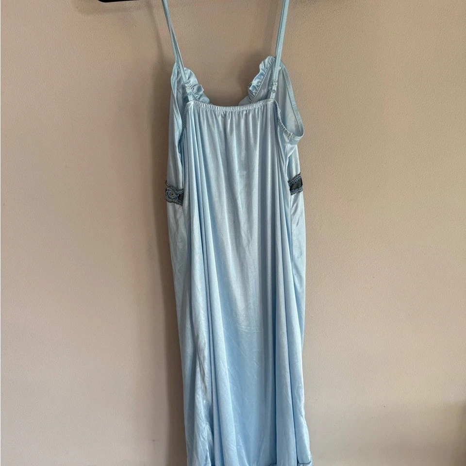 Motherhood Light Blue Lace Chemise - Image 2 of 4