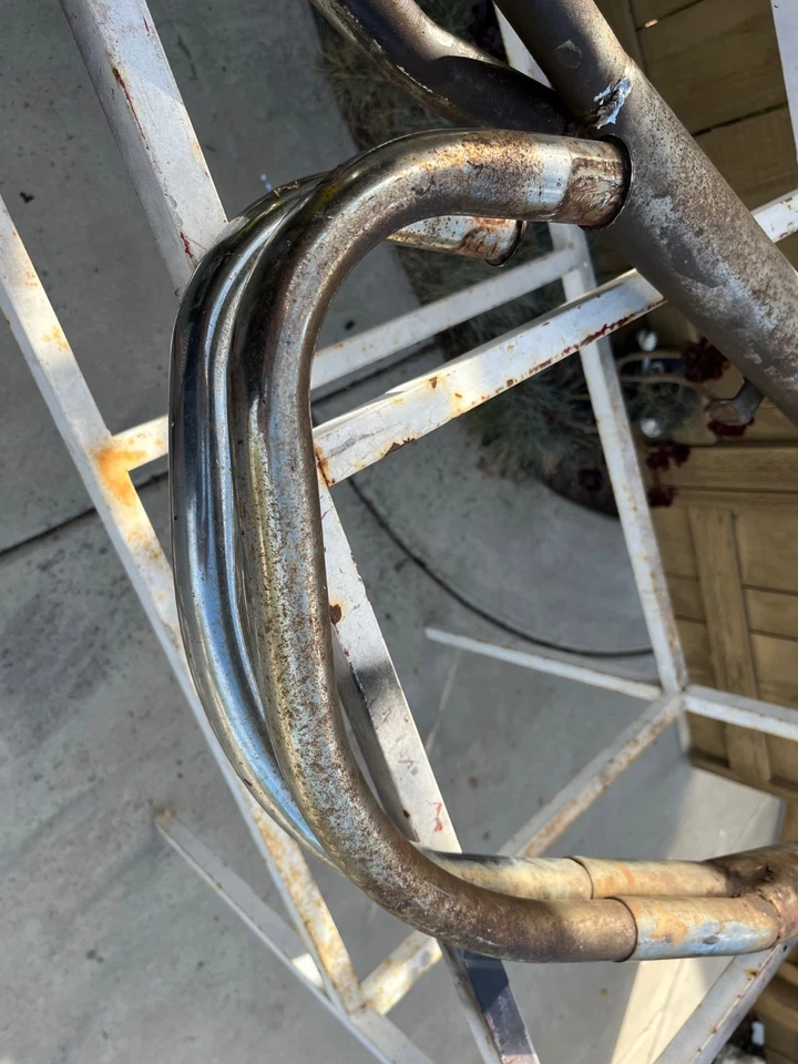 1972 - 1974 Honda CB350 Four  4-2 exhaust headers mufflers tail pipes set - Изображение 4 из 4