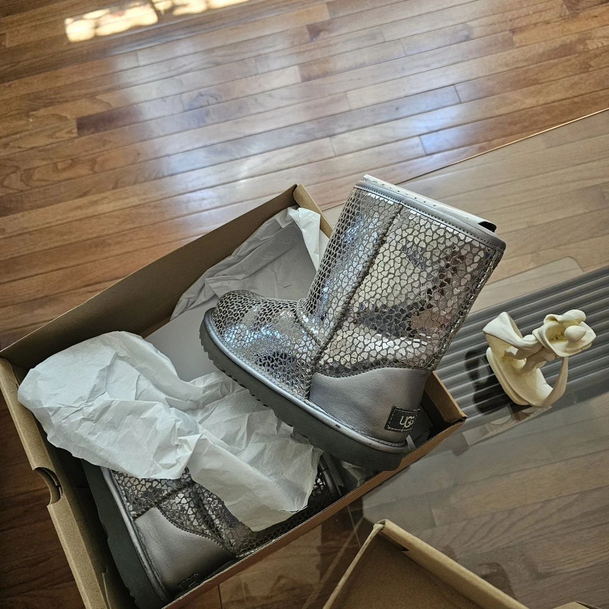 UGG Silver Boots for Women for sale | eBay