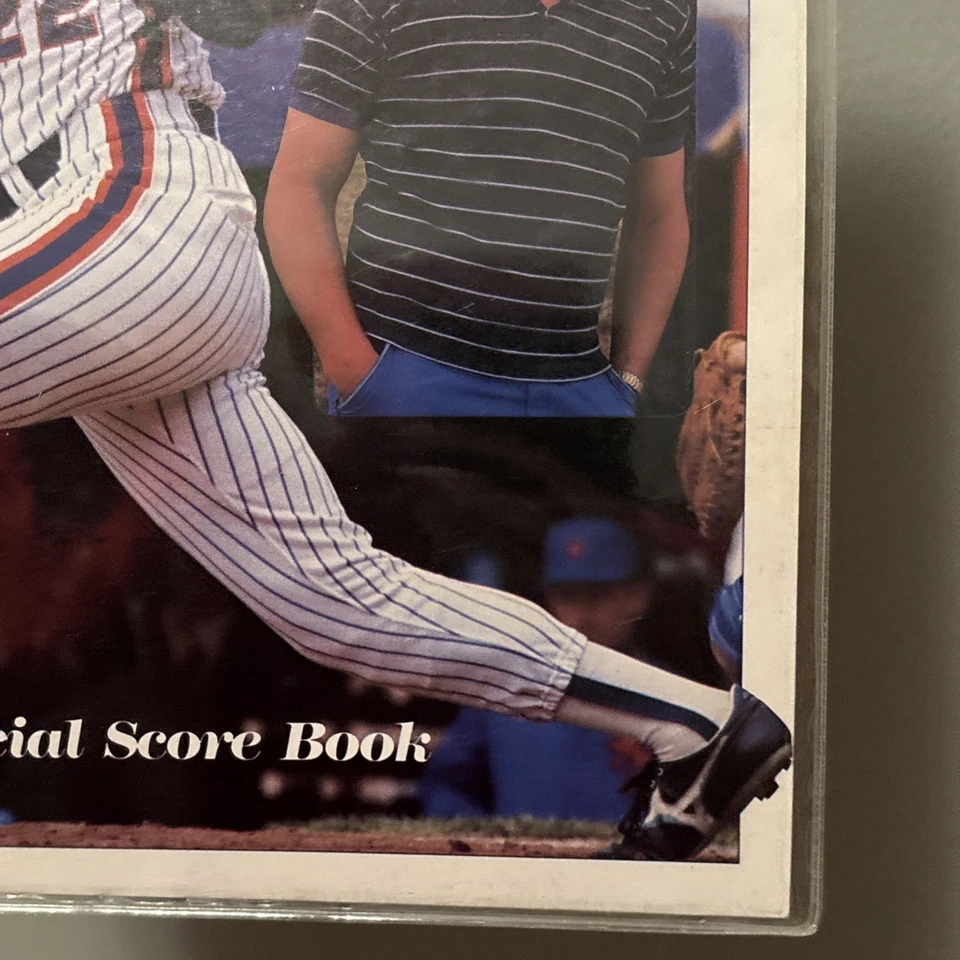 New York Mets Baseball Official  Score Book Kevin McReynolds Near Mint VTG 1989 - Image 4 of 4