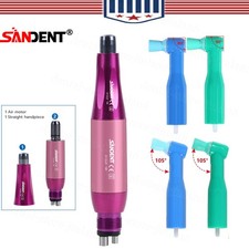 Dental Hygiene Prophy Handpiece Air Motor 4-Holes 4:1 Nose Cone 360  Swivel