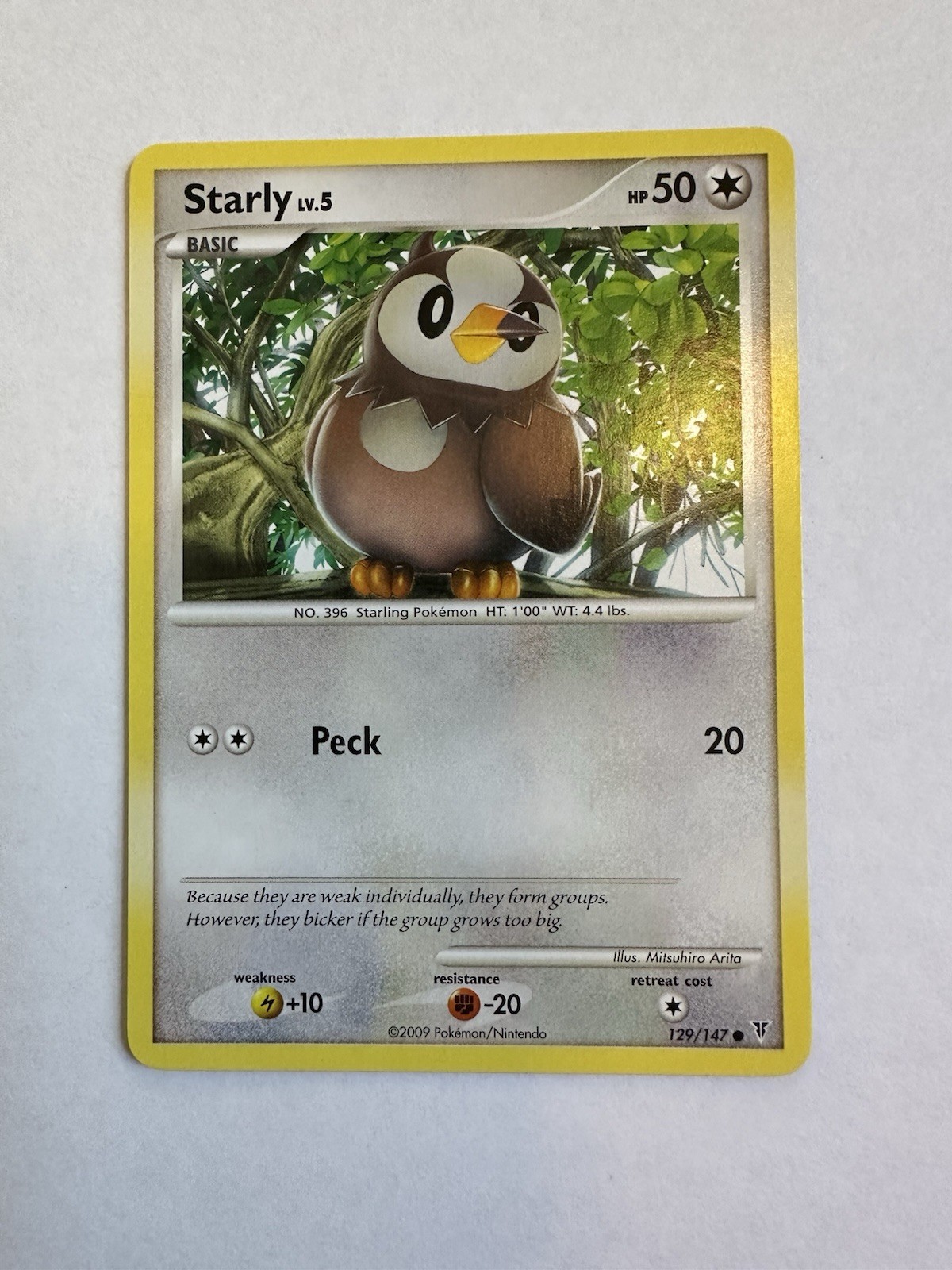 Starly 129/147 - Supreme Victors - Pokemon Card