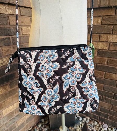 Vera Bradley Quilted Java Blue Crossbody.