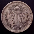1922 Mexico Un Peso Silver — photo from another recent sale
