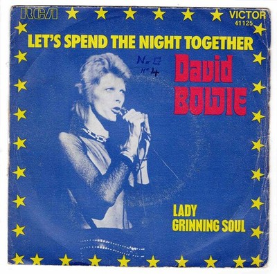 David BOWIE Let's spend the night together 7'' 45 Touren SP