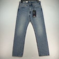 Levi's Premium Mens 502 Taper Hemp Denim Jeans Light Wash Size 29x32