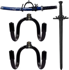 Universal Adjustable Sword, Wall Hook Display Hanger Wall Mount Display Stand...