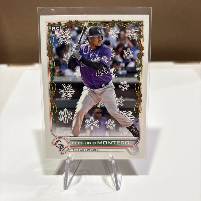 2022 Topps Holiday - Elehuris Montero #HW19 (RC)