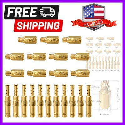 22Pcs Carburetor Jet Kit for Keihin Nibbi FCR FCR-MX PE PJ PWK PWM 99101-357 ...
