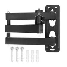 Foldable Projector Wall Mount, Arm Length 20 20cm for 1/4" Screw, Black