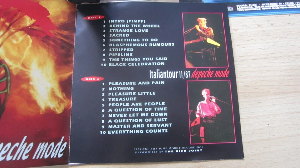 DEPECHE MODE Coffret 2xCD Live '87 Music For the Masses Tour + promo flyers RARE - Photo 4/4