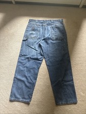 Vintage 90s Wrangler American Hero Jeans Mens Dark Blue USA Made 36x30