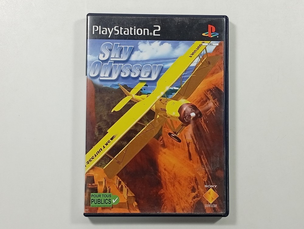 SKY ODYSSEY SONY PLAYSTATION 2 (PS2) PAL-FR OCCASION (JAQUETTE ABIMEE - COVER DA