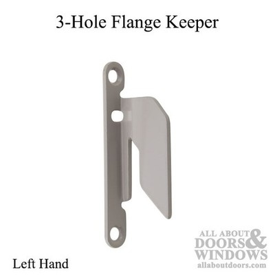 3-Hole Flange Keeper Left Hand 1-7/8'' Hook Multipoint Lock