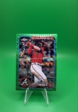 2024 Topps Chrome - Forrest Wall #176 Green Wave Refractor /99 (RC). I4