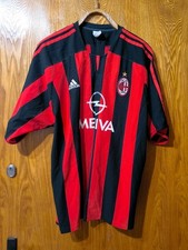 Vintage Adidas #7 AC Milan 2003/2004 Soccer Jersey  Size XL Mens Rare