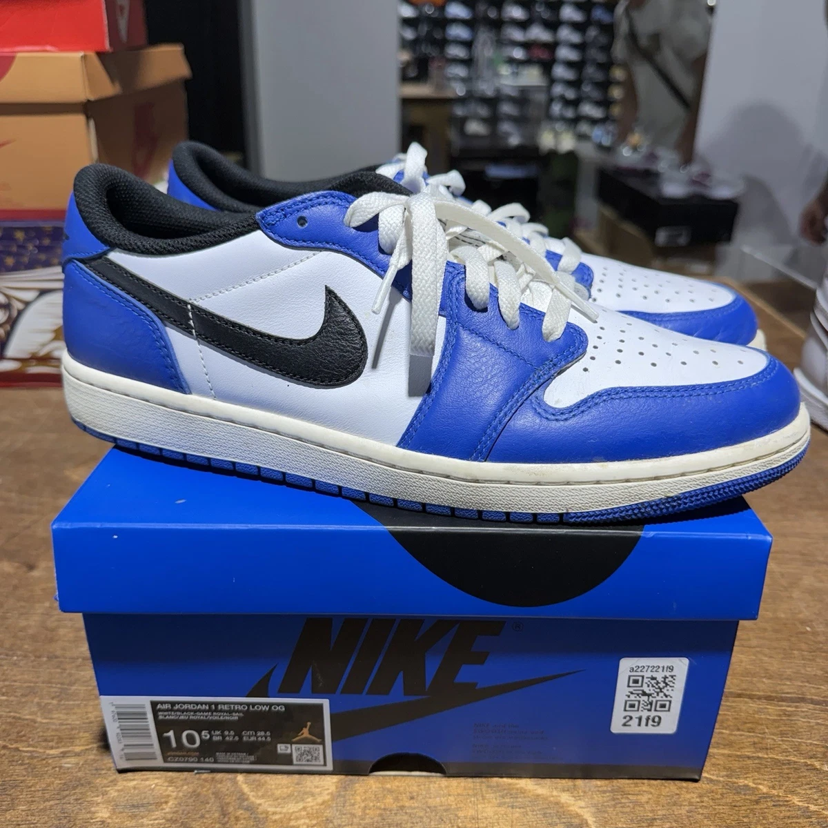 Jordan 1 Retro OG Low Game Royal | eBay