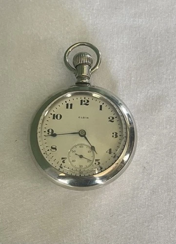 Antique Elgin Watch Co. Grade 288Model 5 18s 7j Philadelphia Case, Running