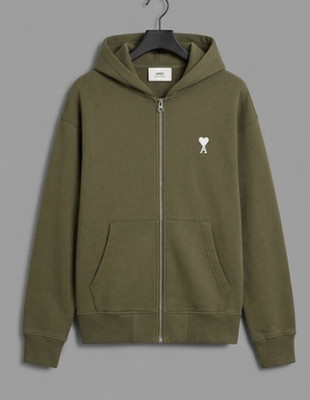 AMI Paris Herren Hoodie Grün Gr. M