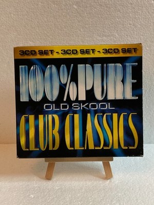 100% PURE OLD SKOOL CLUB CLASSICS   X 3  CD - 2003 -  FREE POST