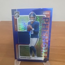 Panini 2025 Donruss Optic Rookie Phenoms Prizm Jaxson Dart #RPBH-JCW Giants NFL