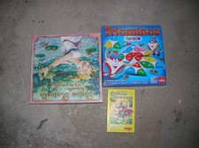 LOT 3 JEUX DE SOCIETE REINE REINETTE/ TRIOMINOS JUNIOR/ CREATURES FANTASTIQUES