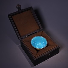 Old Rare pure copper cloisonné bowl 265