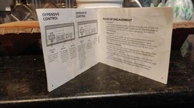 BLADES OF STEEL Nintendo NES Game Original 1988 Instruction Manual Booklet *ONLY