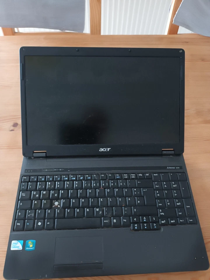 LAPTOP 15.6" LED Display LCD ACER EXTENSA 5235 mit Win10 - Bitte unten Lesen !! - Bild 2 von 4