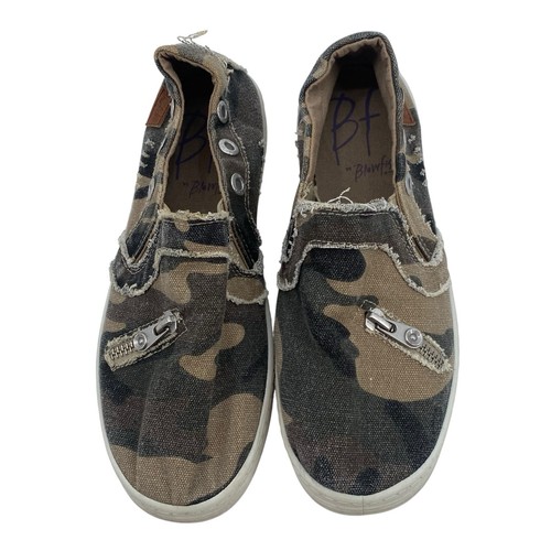 Baskets à enfiler en toile verte femme Blowfish pointure 7,5 camouflage Fariachi - Photo 2/9