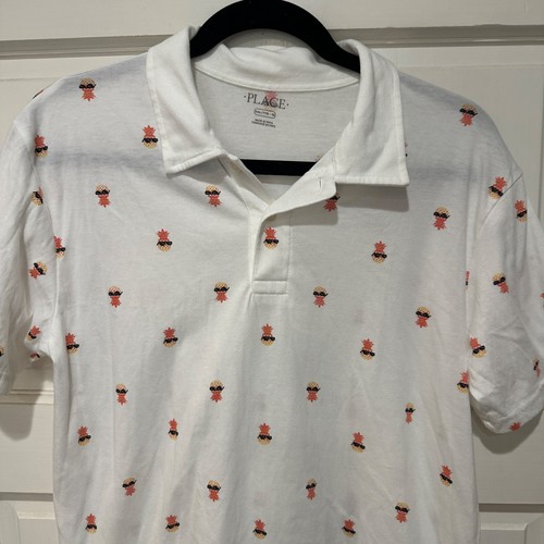 2 Childrens Place Youth Short Sleeve Polo Shirt Collared Cotton Boys XXL Tall 16 - Picture 5 of 11