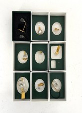 Swarovski 9 Pezzi Cristallo Ricordi Miniatura con Accento Oro - Collezione #7